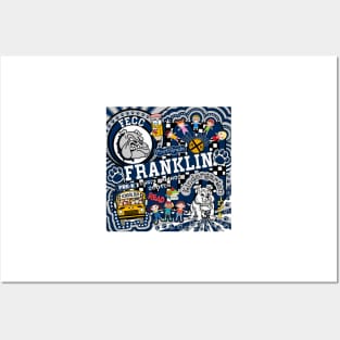 Franklin Collage Posters and Art